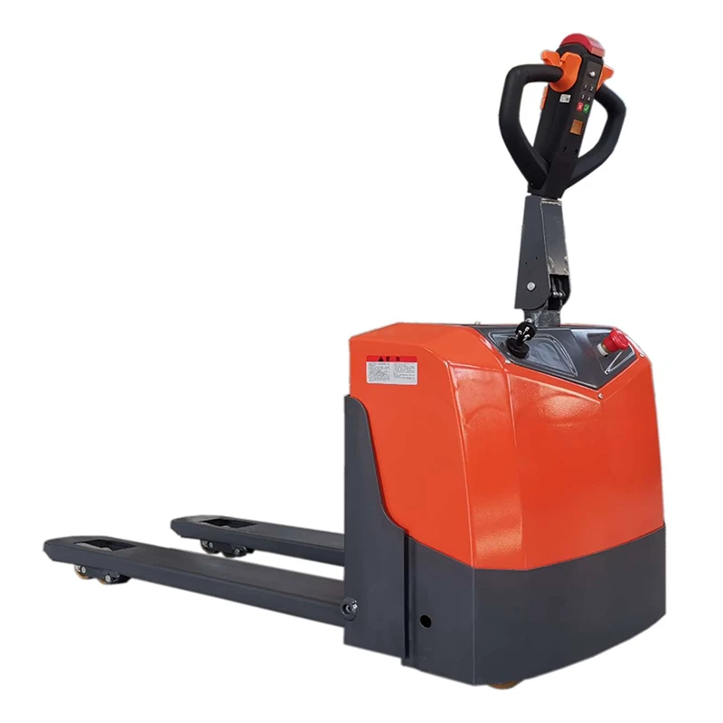Porta-paletes elétrico com bateria de lítio