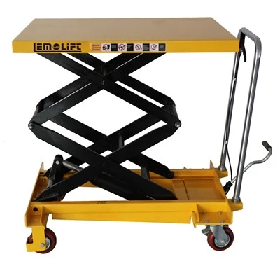 Mesa de elevação manual hidráulica